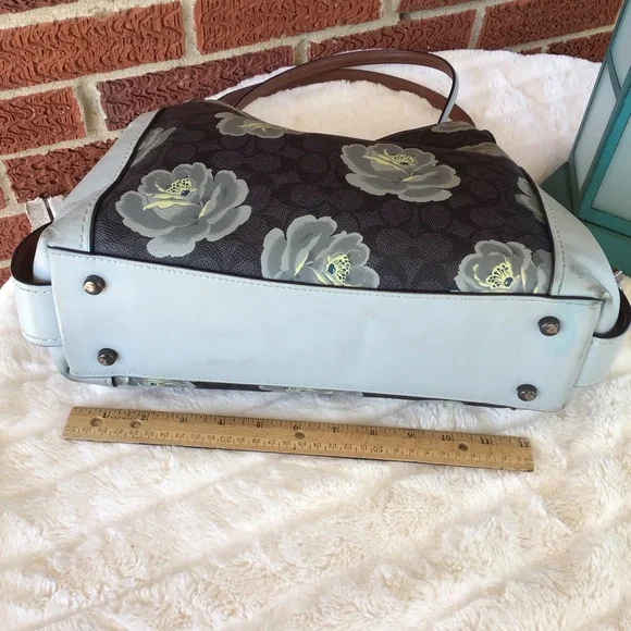 Coach Edie Rose floral shoulder bag - Picture 9 of 16